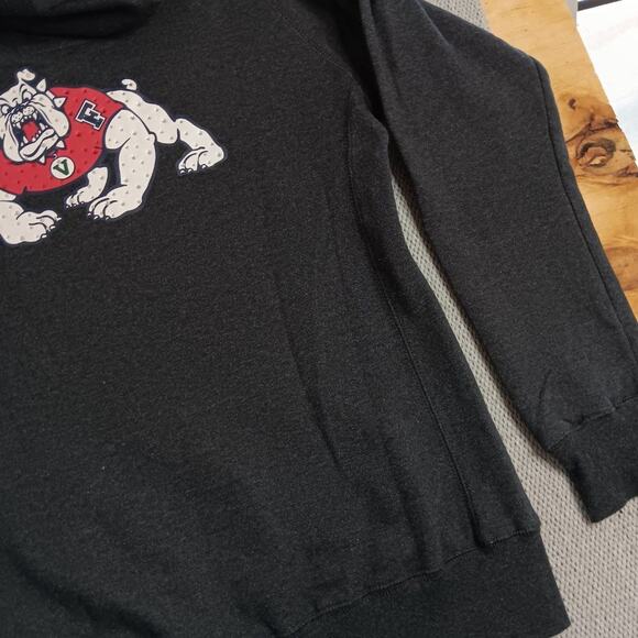 Colosseum Athletics Hoodie Women's Large Dark Charcoal Fresno State Full Zip - Picture 8 of 14